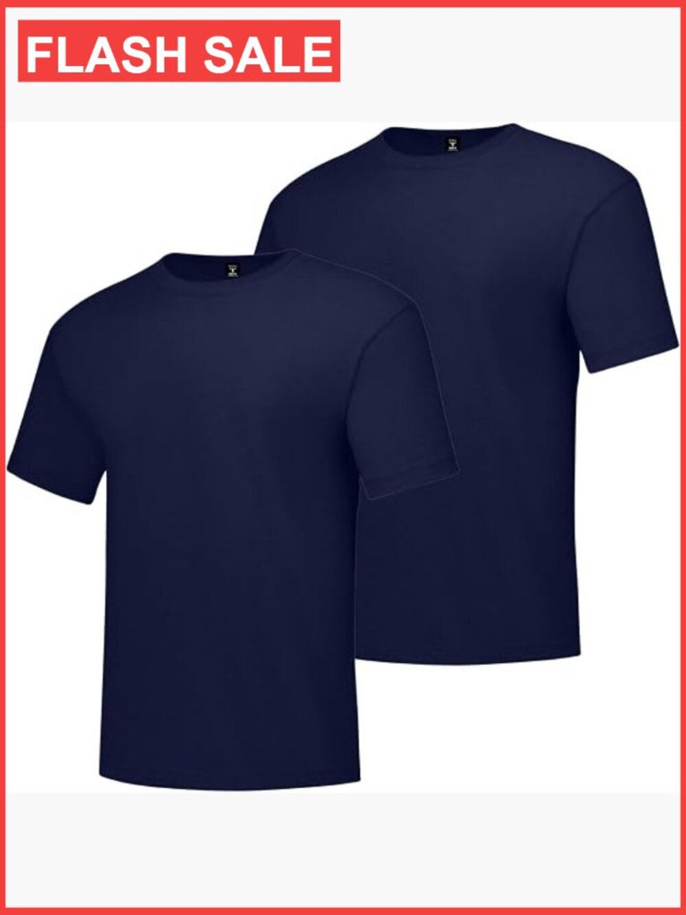 Heavyweight Cotton Crew Neck T-Shirt 2-Pack Short Sleeve Classic Fit